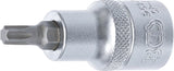 Bit-Insats | Längd 55 mm | Inre fyrkant 12,5 mm (1/2") | T-Profil (för Torx) T35. BGS 9627