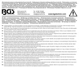 Adapter för borrmaskiner | Yttre sexkant 6,3 mm (1/4") / Yttre fyrkant 6,3 mm (1/4"). BGS 9685-1