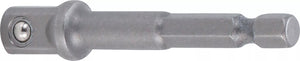 Adapter för borrmaskiner | Yttre sexkant 6,3 mm (1/4") / Yttre fyrkant 10 mm (3/8"). BGS 9685-2
