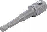 Adapter för borrmaskiner | Yttre sexkant 6,3 mm (1/4") / Yttre fyrkant 12,5 mm (1/2"). BGS 9685-3