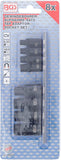 Gängtappshållare-sats | 6,3 mm (1/4") / 10 mm (3/8") | magnetisk | 8 delar. BGS 9771
