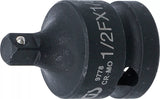 Kraft-Hylsnyckel-Adapter | Inre fyrkant 12,5 mm (1/2") - Yttre fyrkant 6,3 mm (1/4"). BGS 9778