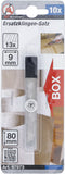 Reservklinga-sats | 9 mm | 10 delar. BGS Diy 97973