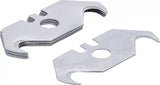 Krokblad-sats | 19 mm | 5 delar. BGS Diy 97976