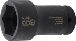 Krafthylsa Sexkant, djup | 20 mm (3/4") | 41 mm. BGS 9813