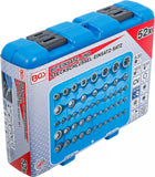Sats med bits-insatser och hylsnyckelinsatser | E-profil / T-profil (för Torx) / T-profil (för Torx) med borrhål / TP-profil (för Torx Plus) | 52 delar. BGS 9839