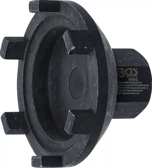 Hakmutter-Insats för utjämningsväxel-differential | Yttre tappar | 72 mm | för Mercedes-Benz Citaro, EvoBus. BGS 9861