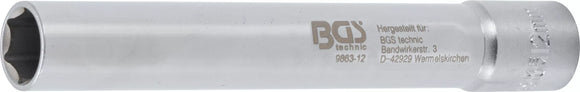 Hylsa Sexkant, extra djup | Inre fyrkant 10 mm (3/8