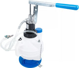 Oljepåfyllare med handpump | med retursystem | med 8 adaptorer | 7 Liter. BGS 9991