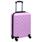 Hårda resväskor rosa ABS