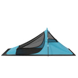 Campingtält 317x240x100 cm blå