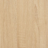 Avlastningsbord sonoma-ek 100x32x75 cm konstruerat trä