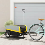 Cykelvagn svart och gul 45 kg järn