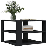 Soffbord svart 59,5x59,5x40 cm konstruerat trä