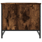 Soffbord rökfärgad ek 85,5x51x45 cm konstruerat trä